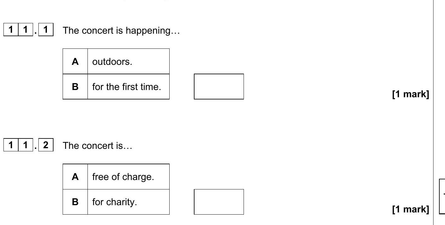 The-concert-is-happening…--A-outdoors-AQA-GCSE French-Question 11-2022-Paper 1.png