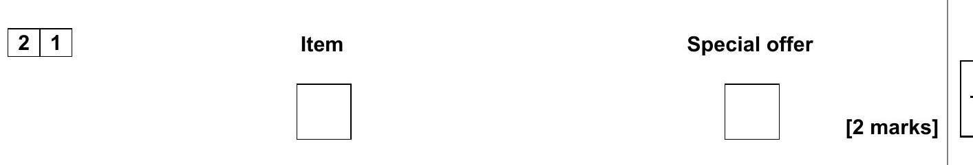Item:-__________-Special-offer:-__________-AQA-GCSE French-Question 21-2022-Paper 1.png