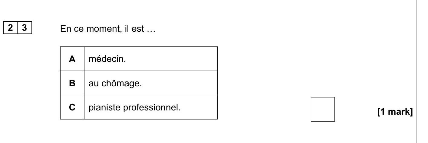 En-ce-moment,-il-est-..-AQA-GCSE French-Question 23-2021-Paper 1.png