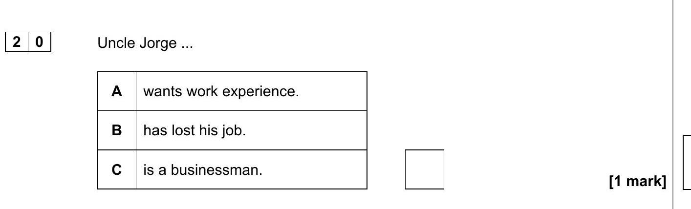 Uncle-Jorge-..-AQA-GCSE Spanish-Question 20-2023-Paper 1.png