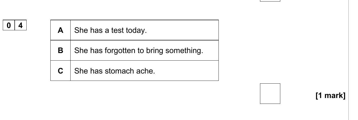 She-has-a-test-today-AQA-GCSE Spanish-Question 4-2020-Paper 1.png