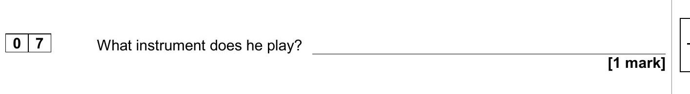 What-instrument-does-he-play?-AQA-GCSE Spanish-Question 7-2020-Paper 1.png