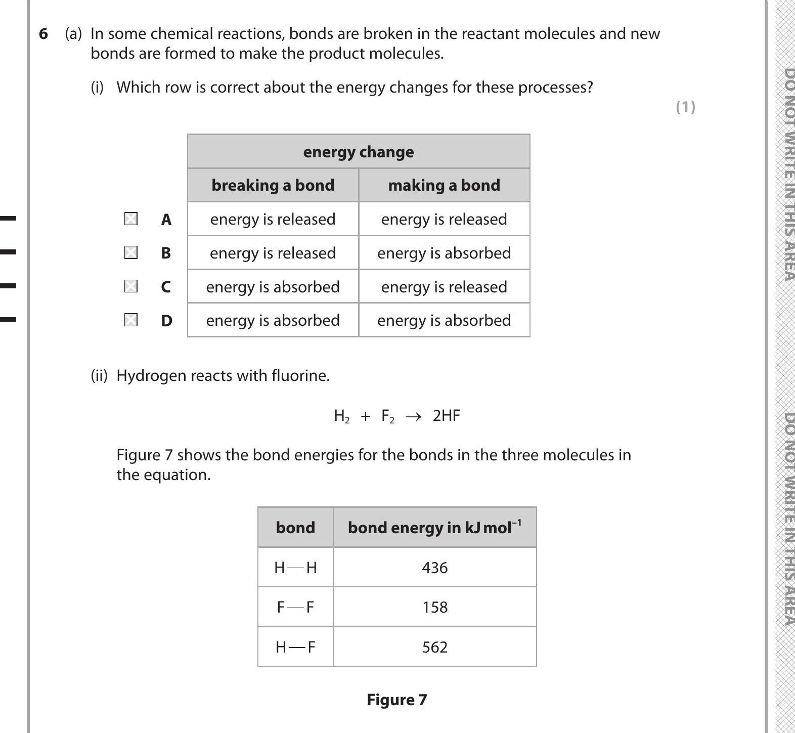 GCSE Edexcel Chemistry Combined Science Forming chemical bonds: 6 (a ...
