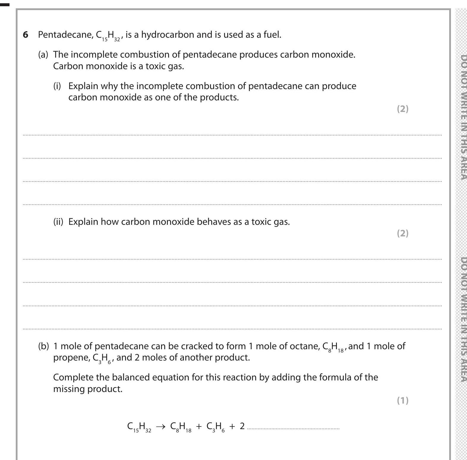 6-Pentadecane,-C15H32,-is-a-hydrocarbon-and-is-used-as-a-fuel-Edexcel-GCSE Chemistry Combined Science-Question 6-2021-Paper 1.png