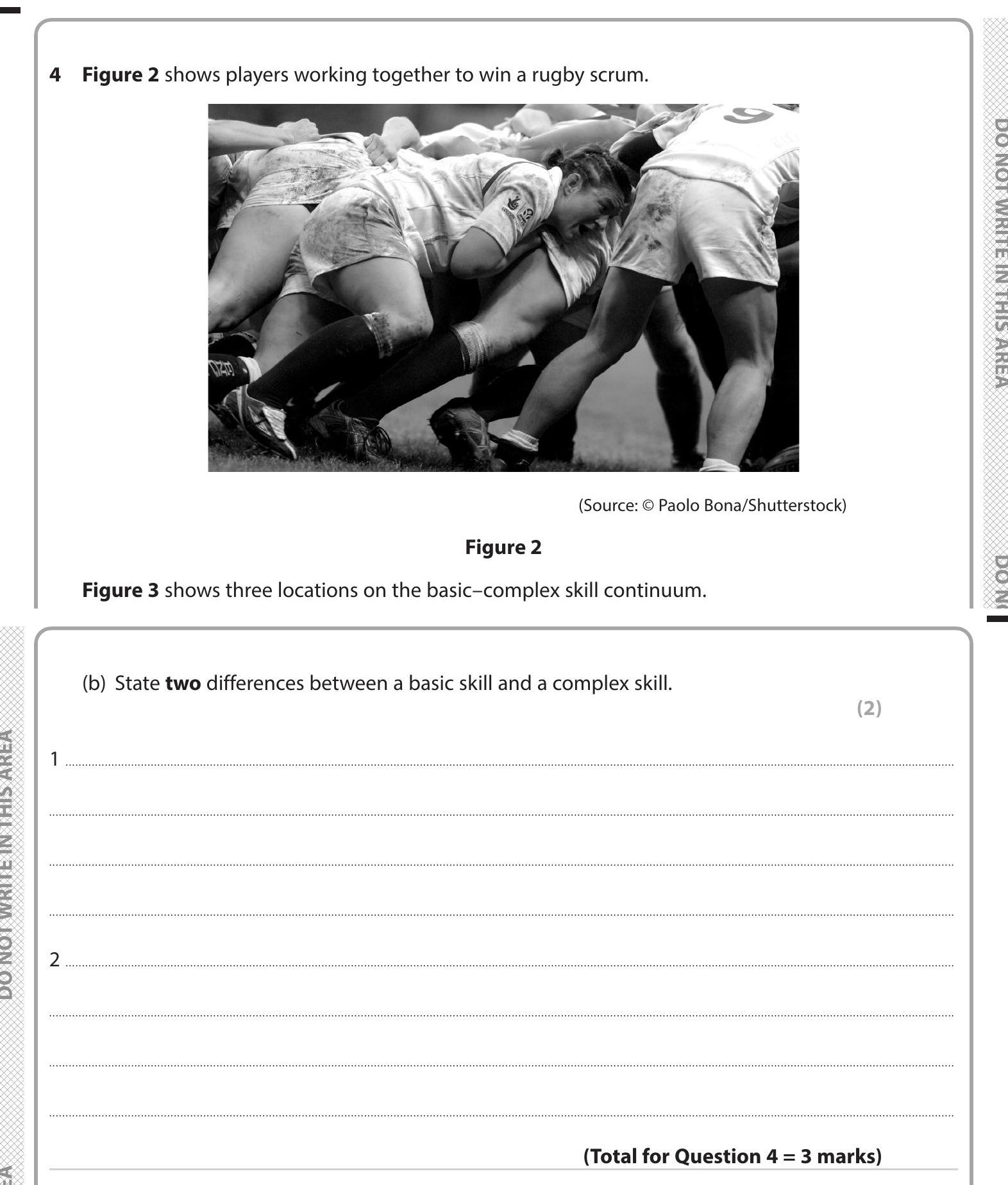 Gcse Pe Coursework Example Rugby GCSE Edexcel Physical Education Skills, Goal Setting & Feedback: Figure ...