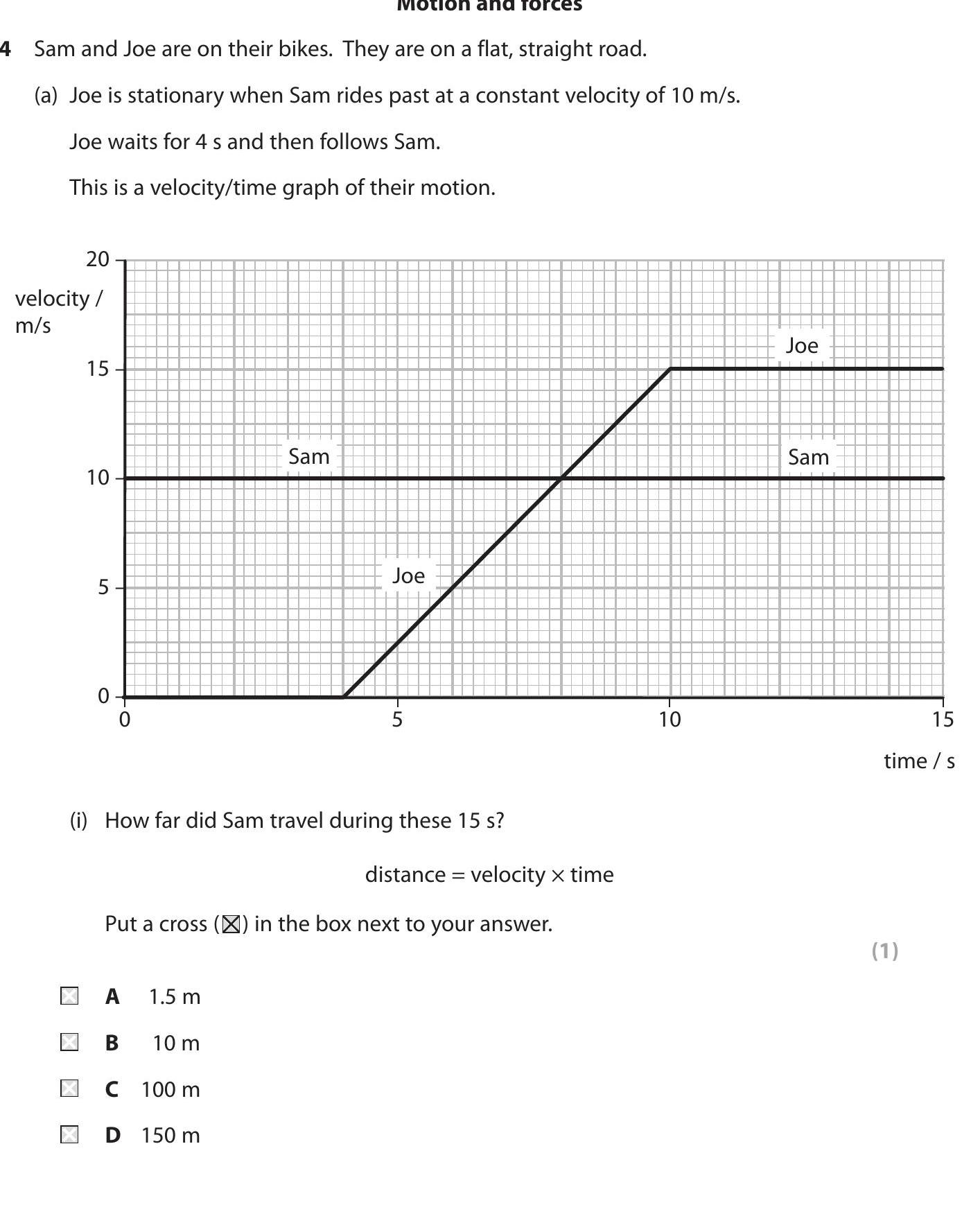 Sam-and-Joe-are-on-their-bikes-Edexcel-GCSE Physics-Question 4-2014-Paper 1.png