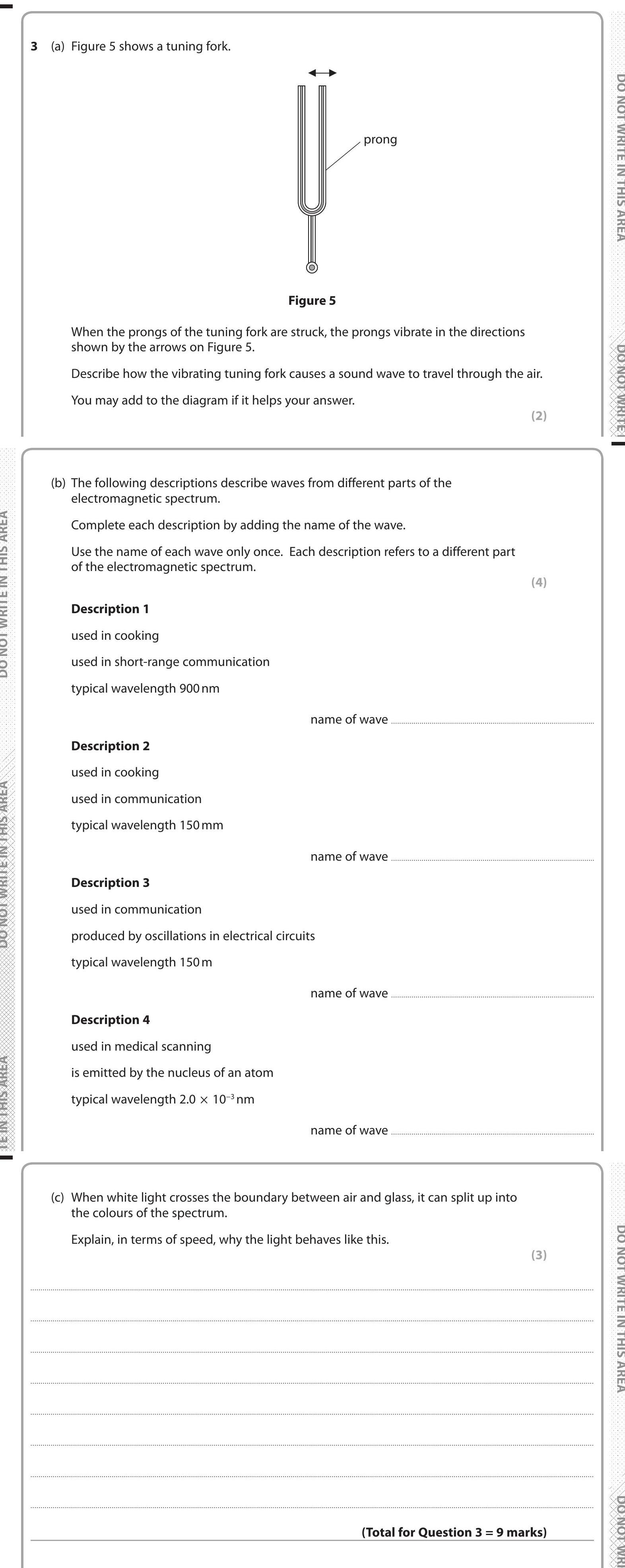 Figure-5-shows-a-tuning-fork-Edexcel-GCSE Physics Combined Science-Question 3-2018-Paper 1.png