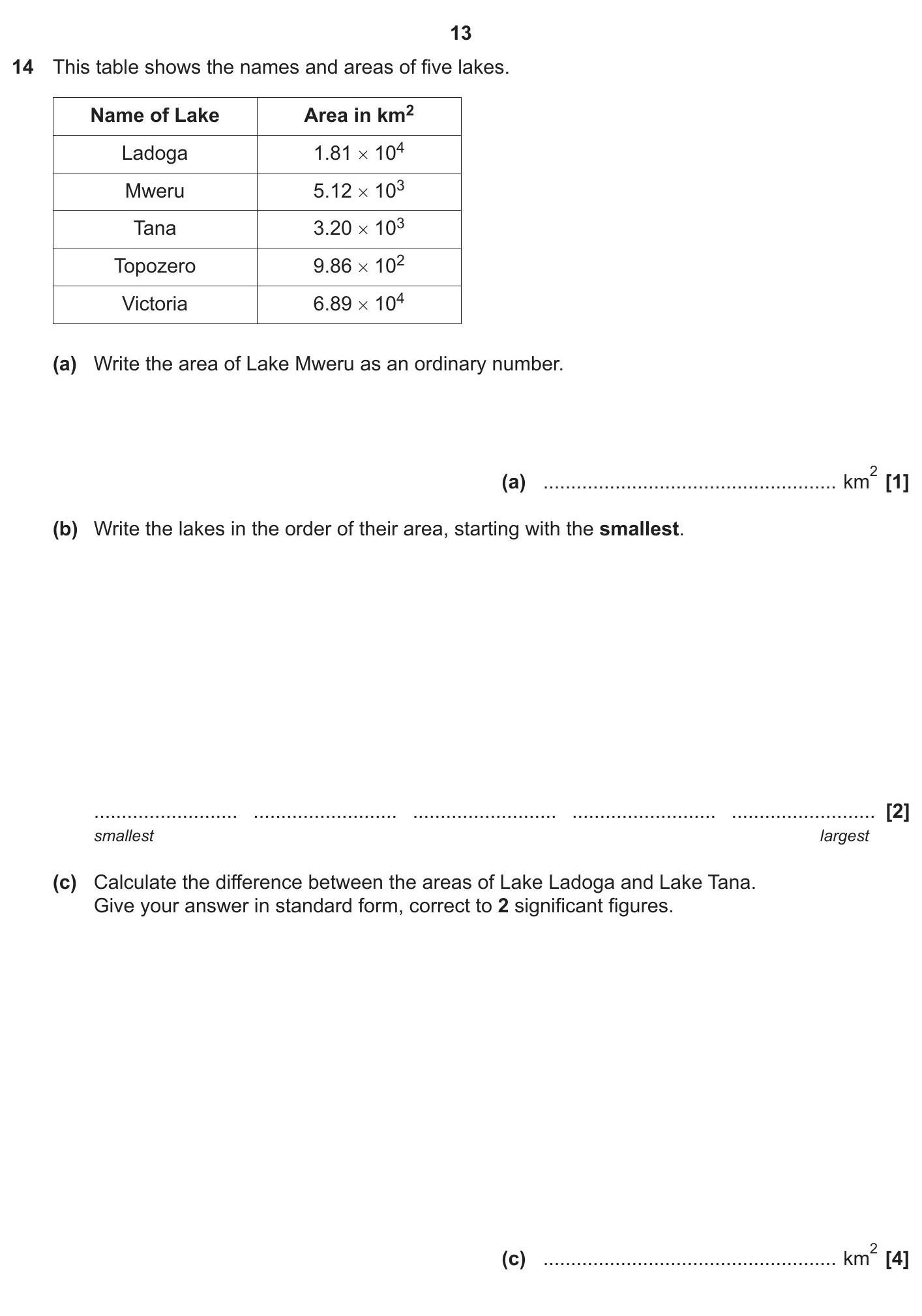 The-table-shows-the-names-and-areas-of-five-lakes-OCR-GCSE Maths-Question 14-2021-Paper 3.png