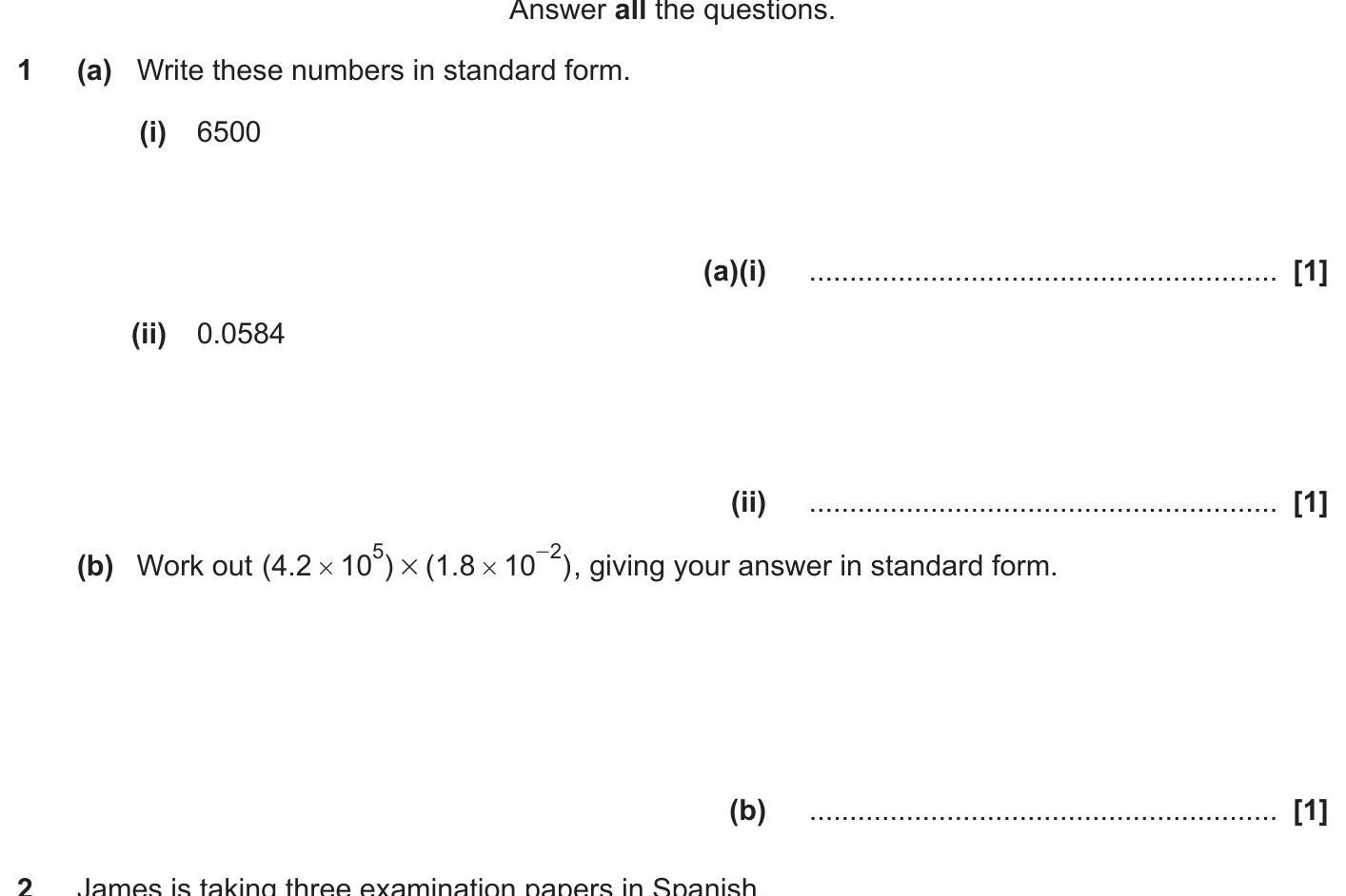 1-(a)-Write-these-numbers-in-standard-form-OCR-GCSE Maths-Question 1-2020-Paper 1.png