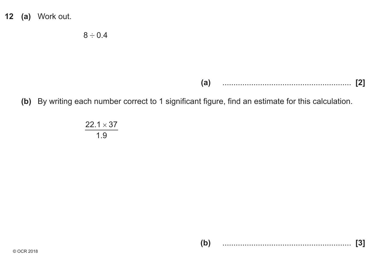 12-(a)-Work-out-OCR-GCSE Maths-Question 12-2018-Paper 2.png