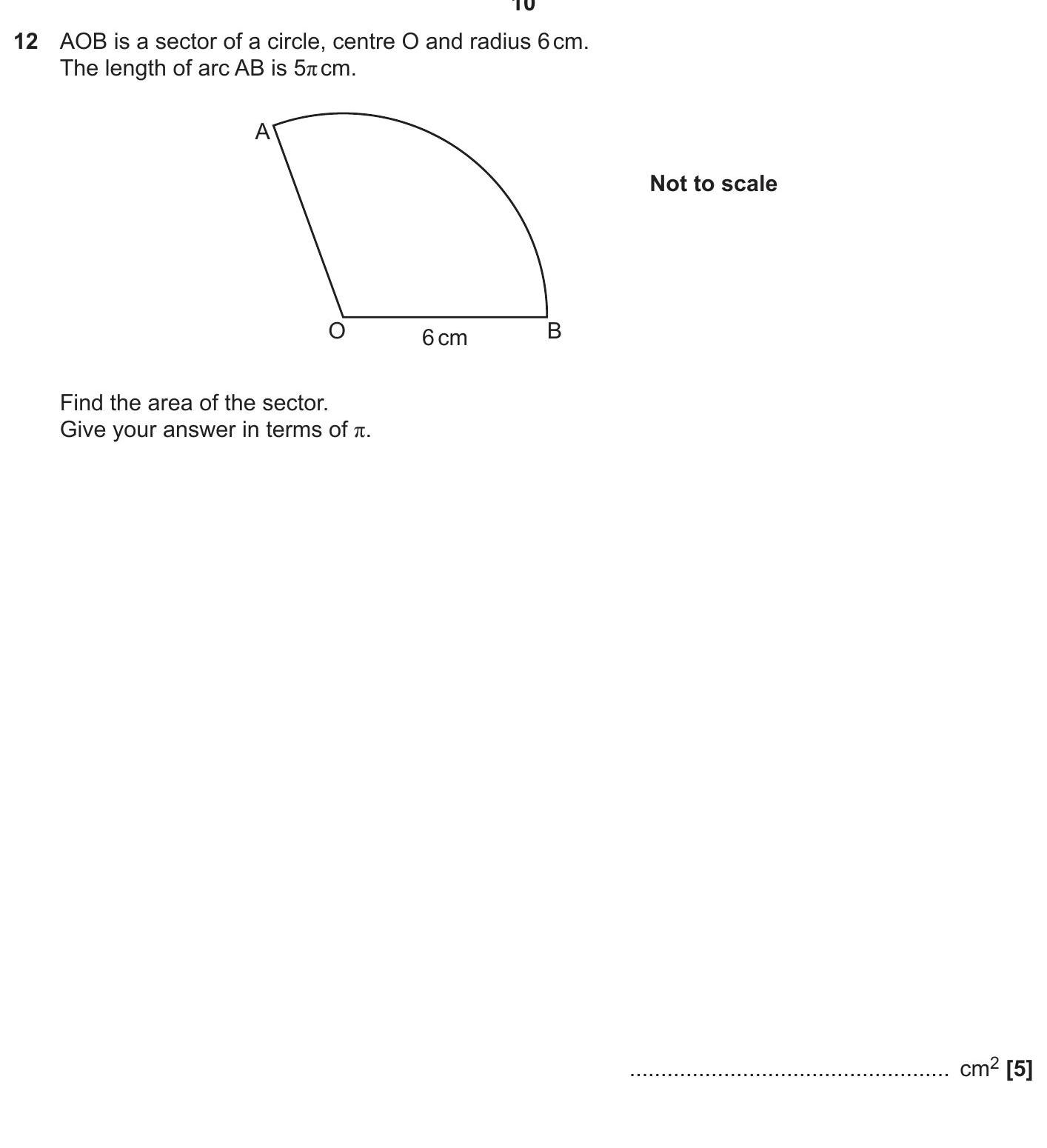 AOB-is-a-sector-of-a-circle,-centre-O-and-radius-6-cm-OCR-GCSE Maths-Question 12-2018-Paper 5.png