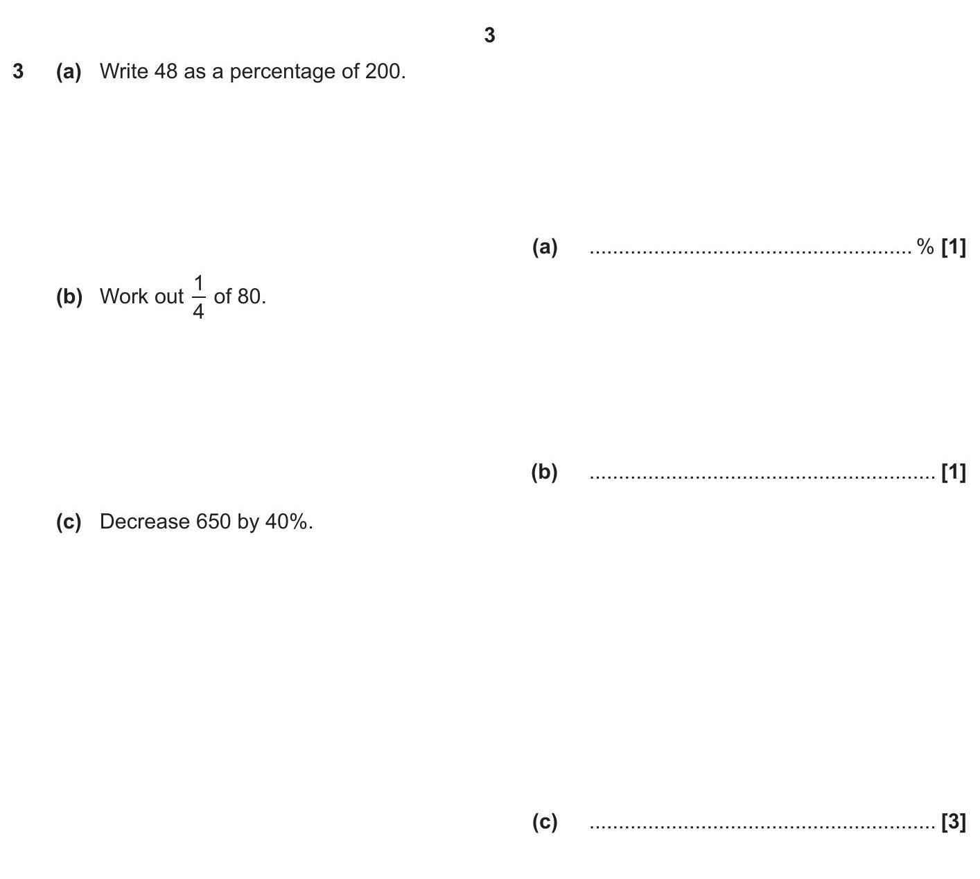 3--(a)-Write-48-as-a-percentage-of-200-OCR-GCSE Maths-Question 3-2018-Paper 1.png