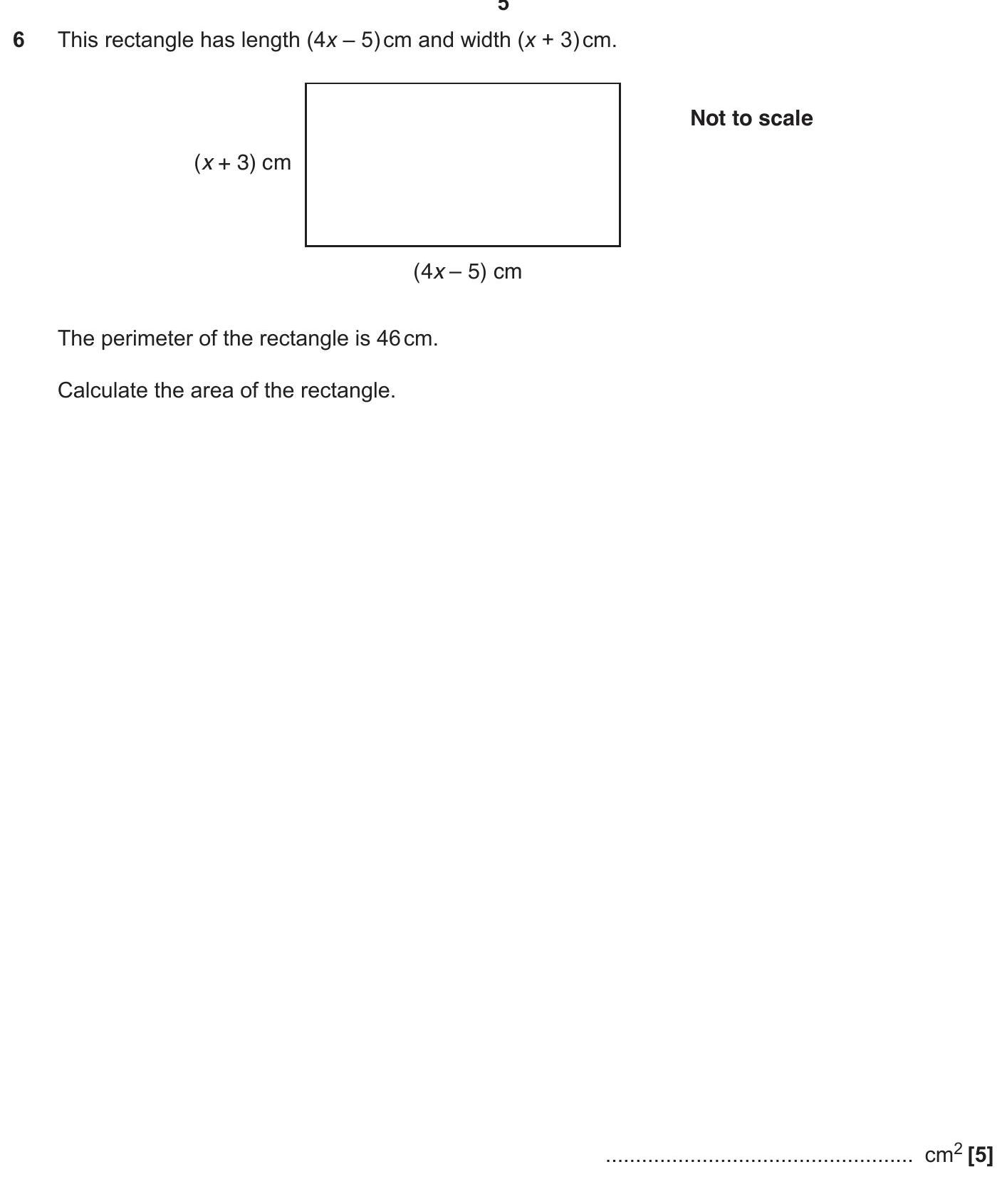 This-rectangle-has-length-(4x-–-5)-cm-and-width-(x-+-3)-cm-OCR-GCSE Maths-Question 6-2017-Paper 1.png
