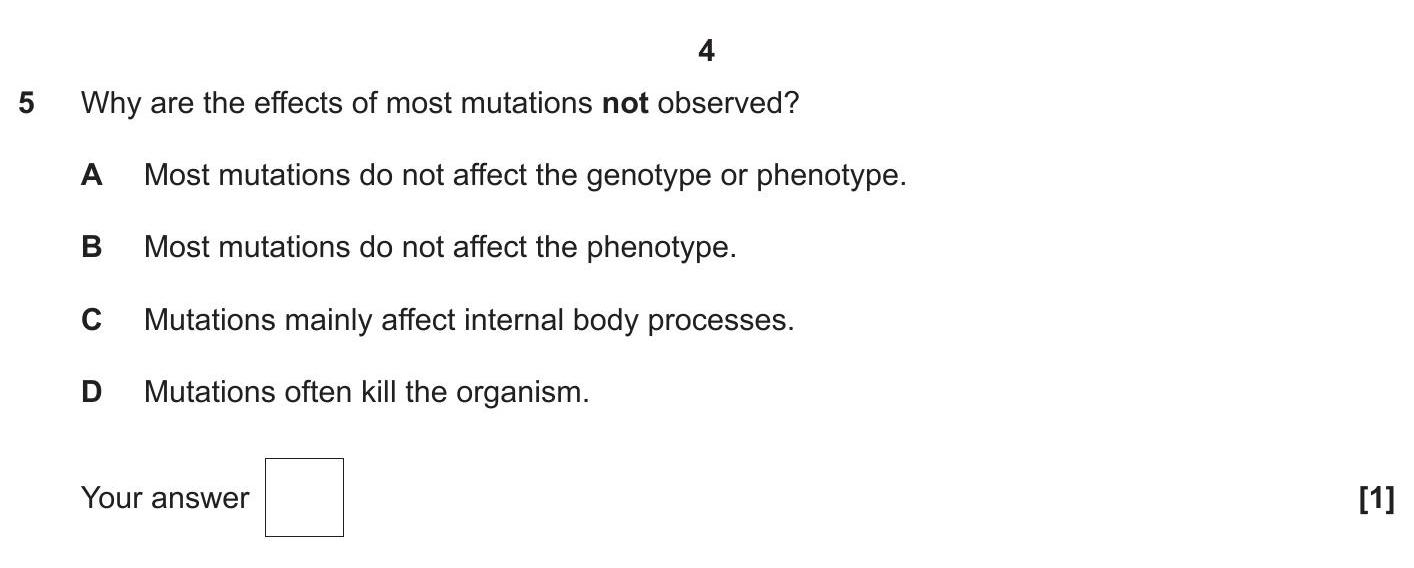 Why-are-the-effects-of-most-mutations-not-observed?-A-OCR Gateway-GCSE Biology-Question 5-2020-Paper 4.png