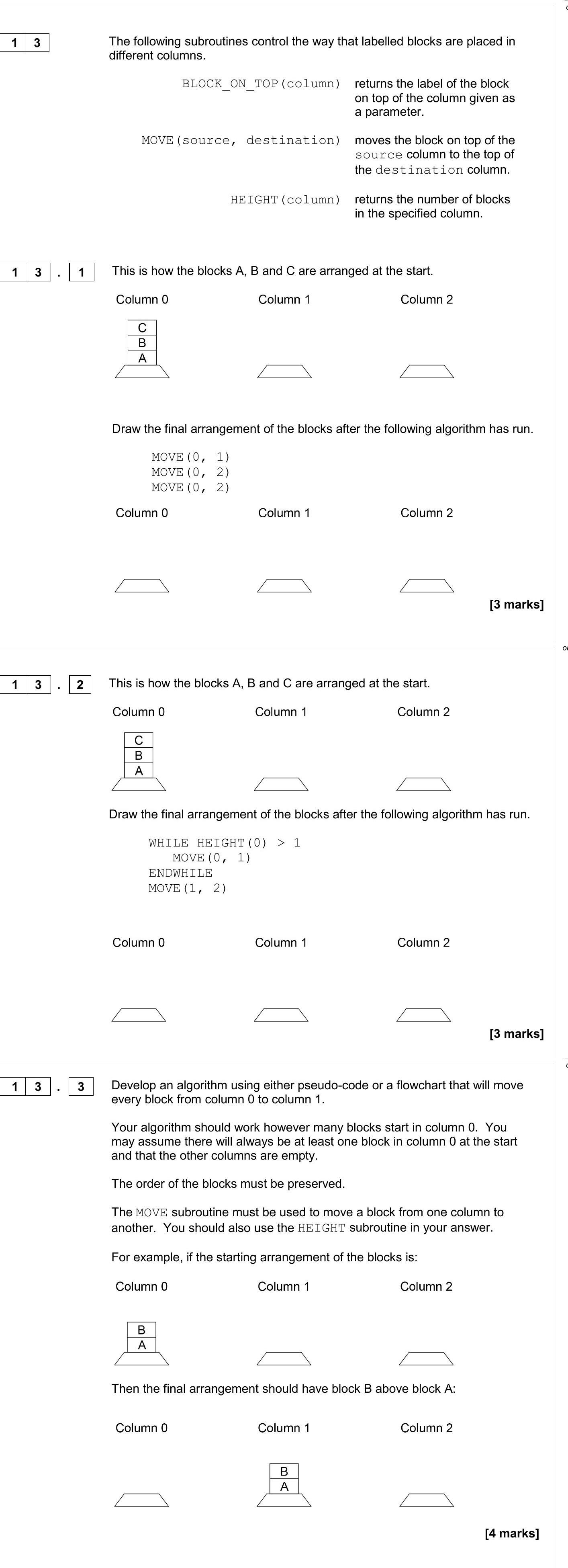 GCSE AQA Computer Science Designing, Creating & Refining Algorithms ...