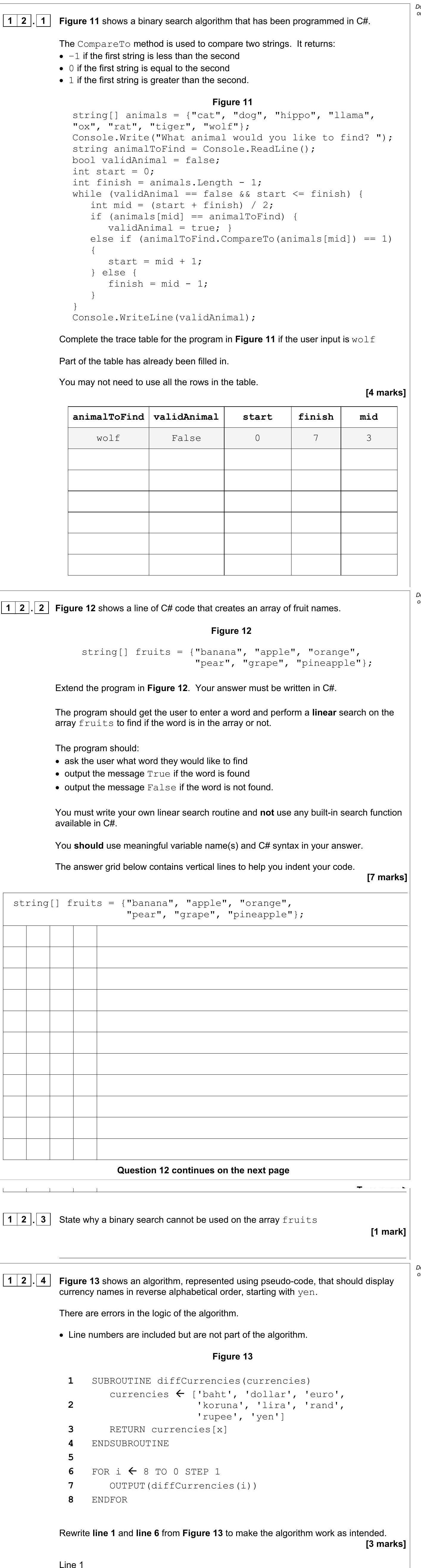GCSE AQA Computer Science Programming Fundamentals & Data Types: Figure ...