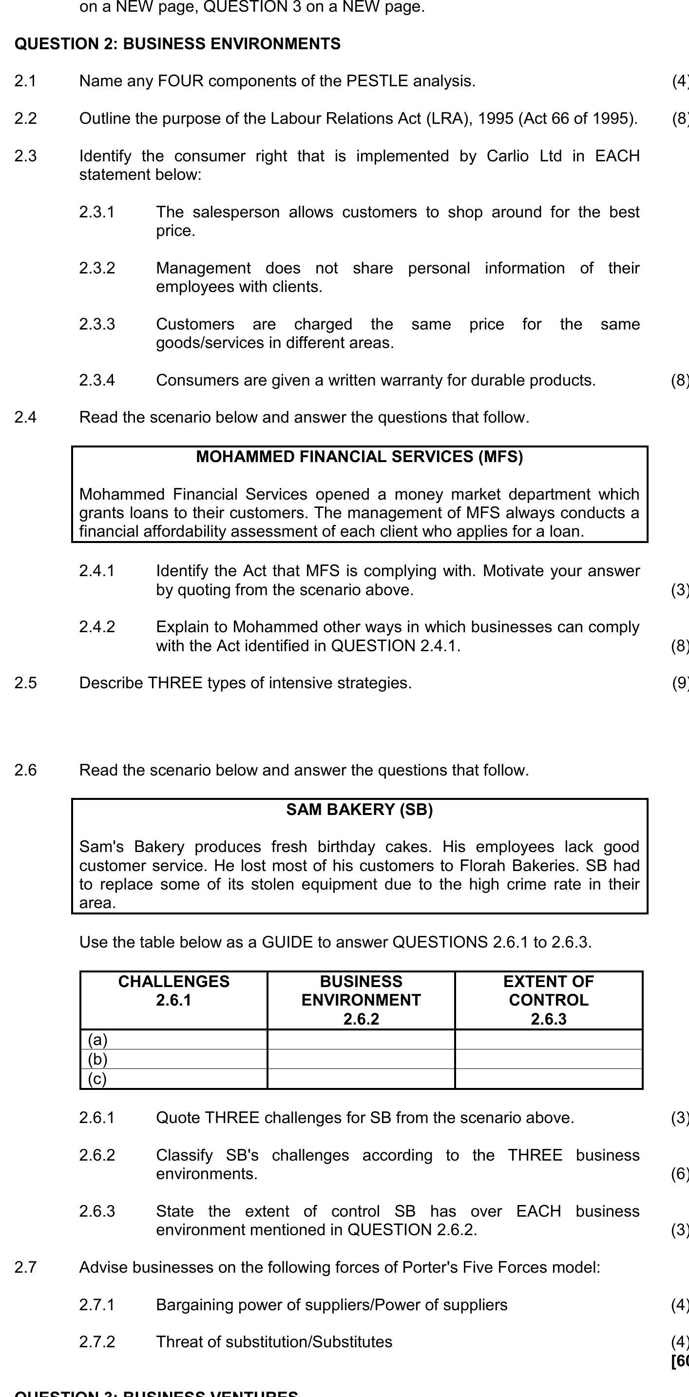 Name-any-FOUR-components-of-the-PESTLE-analysis-NSC Business Studies-Question 2-2019-Paper 1.png