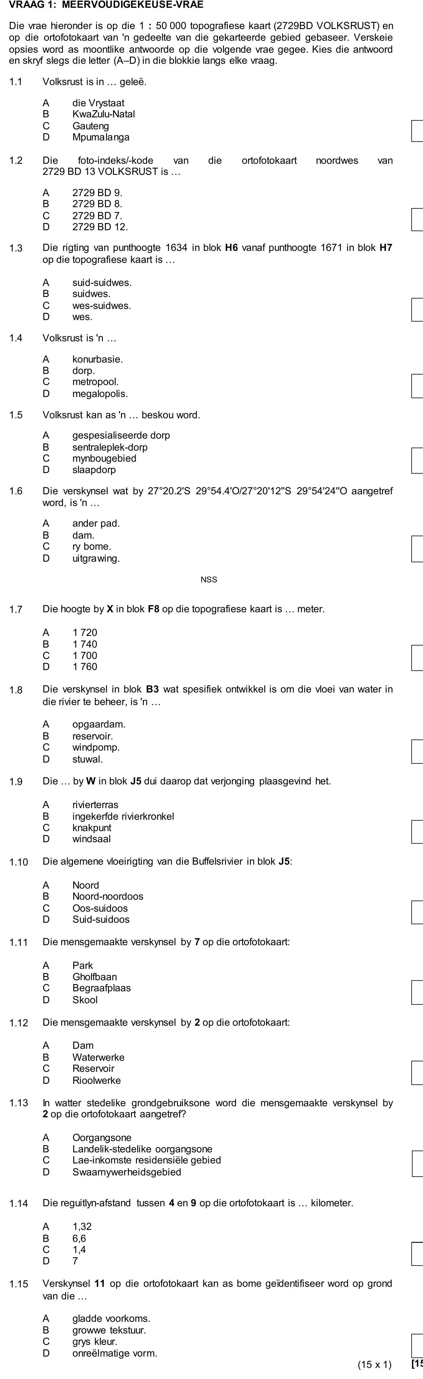 Volksrust-is-in-..-NSC Geography-Question 1-2017-Paper 2.png